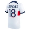 Maillot de Supporter Paris Saint-Germain R.Sanches 18 Extérieur 2023-24 Pour Homme